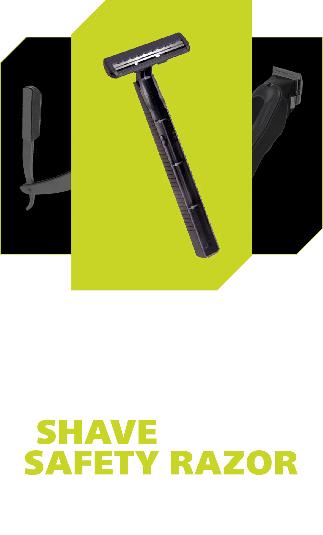 Shave with a safety razor